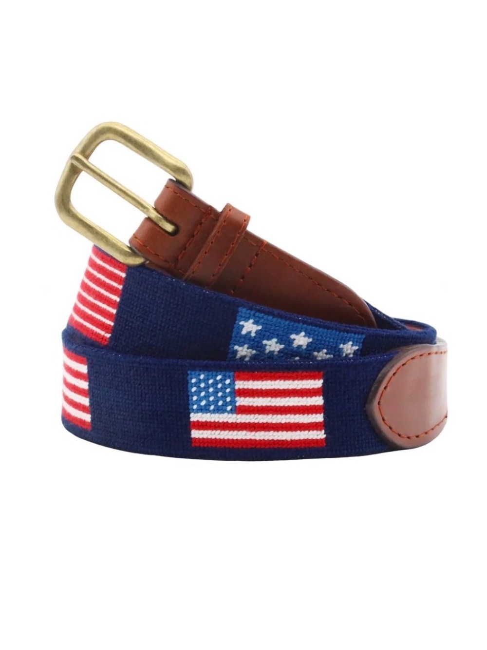 Smathers and Branson "Flags of our Fathers" Belt - Dark Navy - Size 38 - NWT